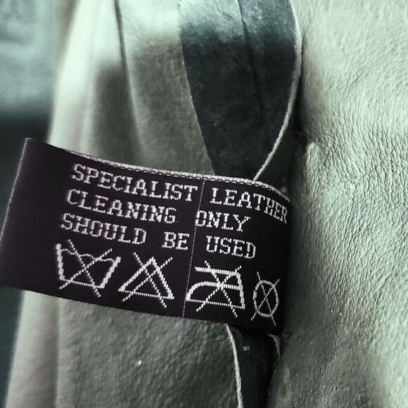 Wanted by Outlaws VTG Button Up Green Suede Shirt Jacket Women's M - Picture 4 of 8